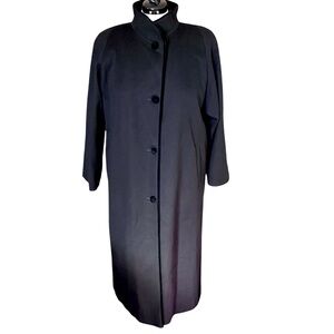 Forecaster of Boston full length wool and velvet winter coat.  Sz 14. Pre-owned